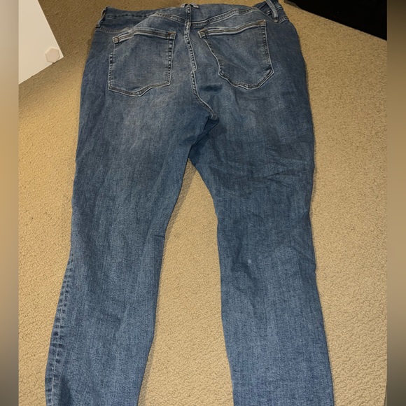 GOOD AMERICAN size 18 good legs ripped skinny jean - Picture 5 of 10